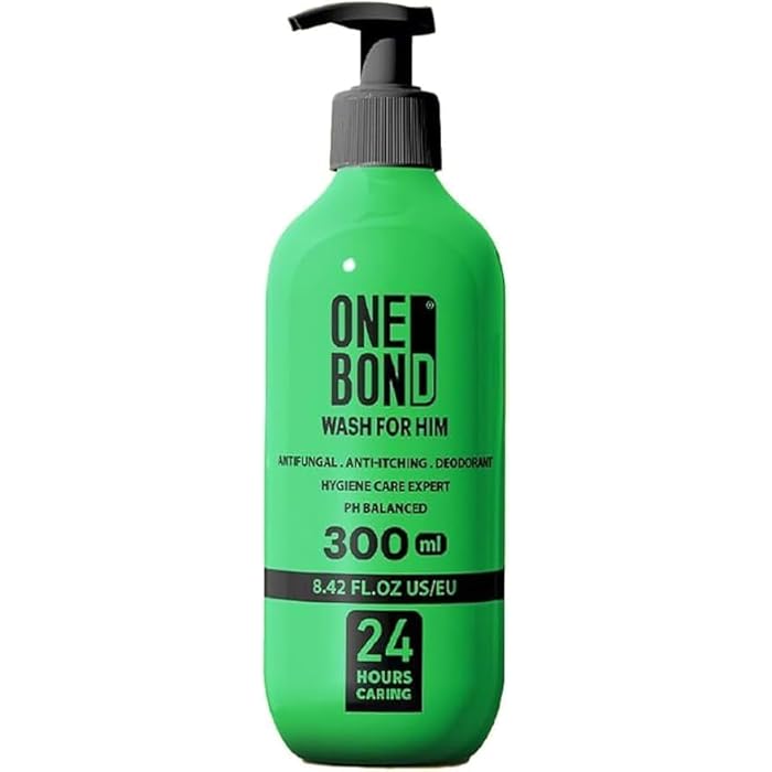 ONE BOND MEN'S WASH FOR SENSITIVE AREAS GREEN 300ML
